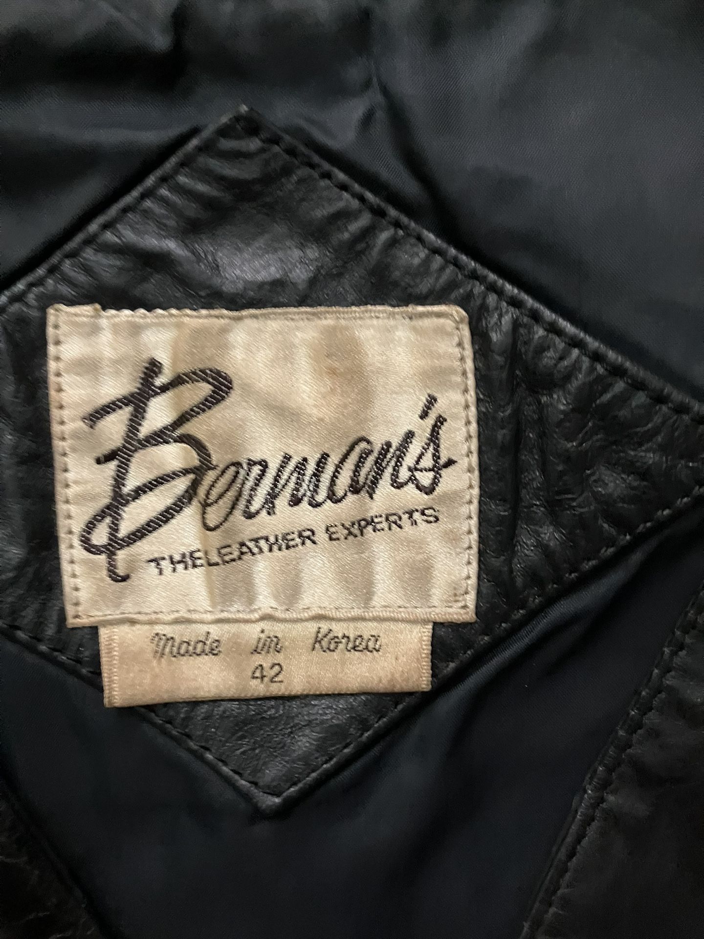 1970’s Leather Berman’s Vest