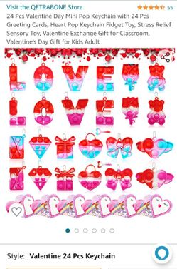 New 24 Valentines Day Pop Its