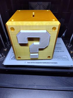 Mario Bros Coin Block Piggy Bank 