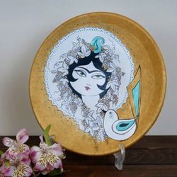 Hand painted Persian Decorative Wall Plate