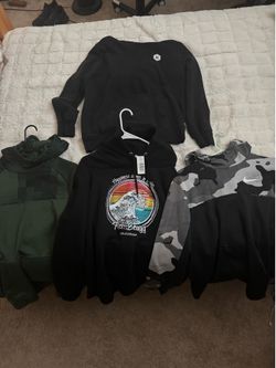 4 Hoodies