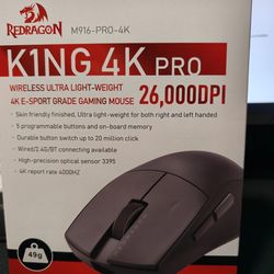 Gaming Mouse Redragon M916 Pro 4K Hz