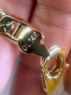 Brazalete.   14k gold plated