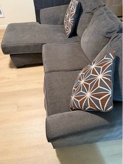 Dark Gray Sectional Couch | Apartment Size | Moving Sale