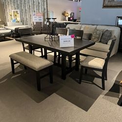 Table 4 Chairs And Bench