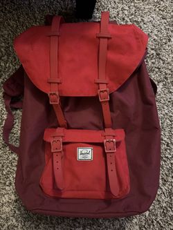 Herschel backpack red, free drawer and frame