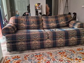 Love seat and sofa pull out bed