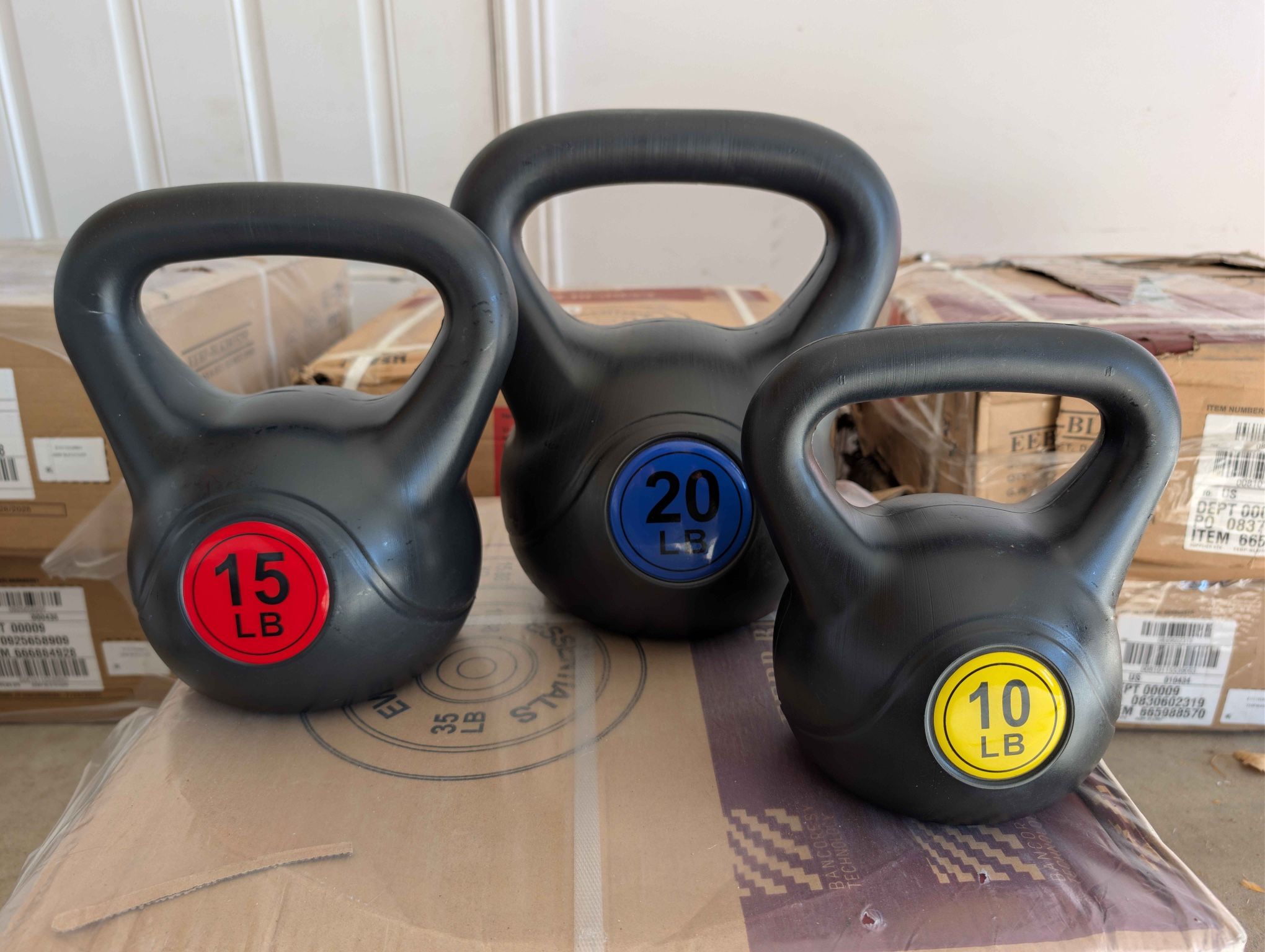 Wide Grip Kettlebell Exercise Fitness Weight 3-Set