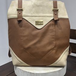 RARE Fiorenzi Purse/bag Light Tan Color Tote New With Tags