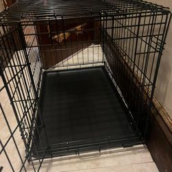 Dog Cage ,black , Small 