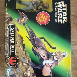 Star Wars Speeder Bike With Princess Leia