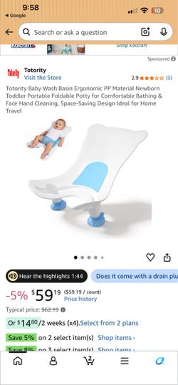 Baby wash basin