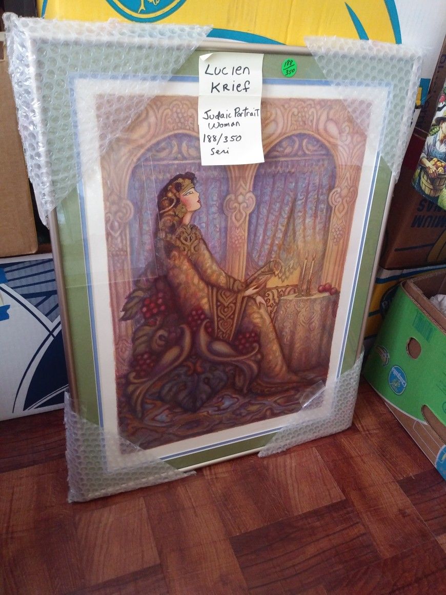 Artwork From Israel. Information Posted On The Artwork Picture. Selling As A Set. All Sales Final.