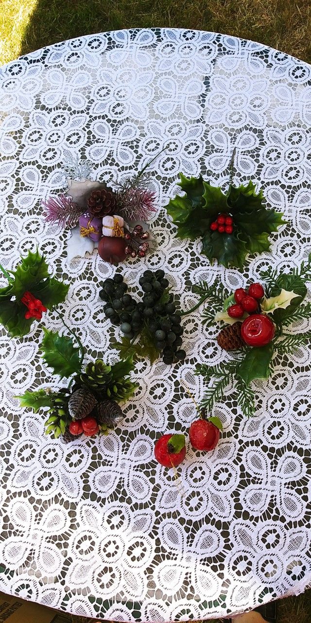 Vintage Christmas Picks Holiday Decorations Decor
