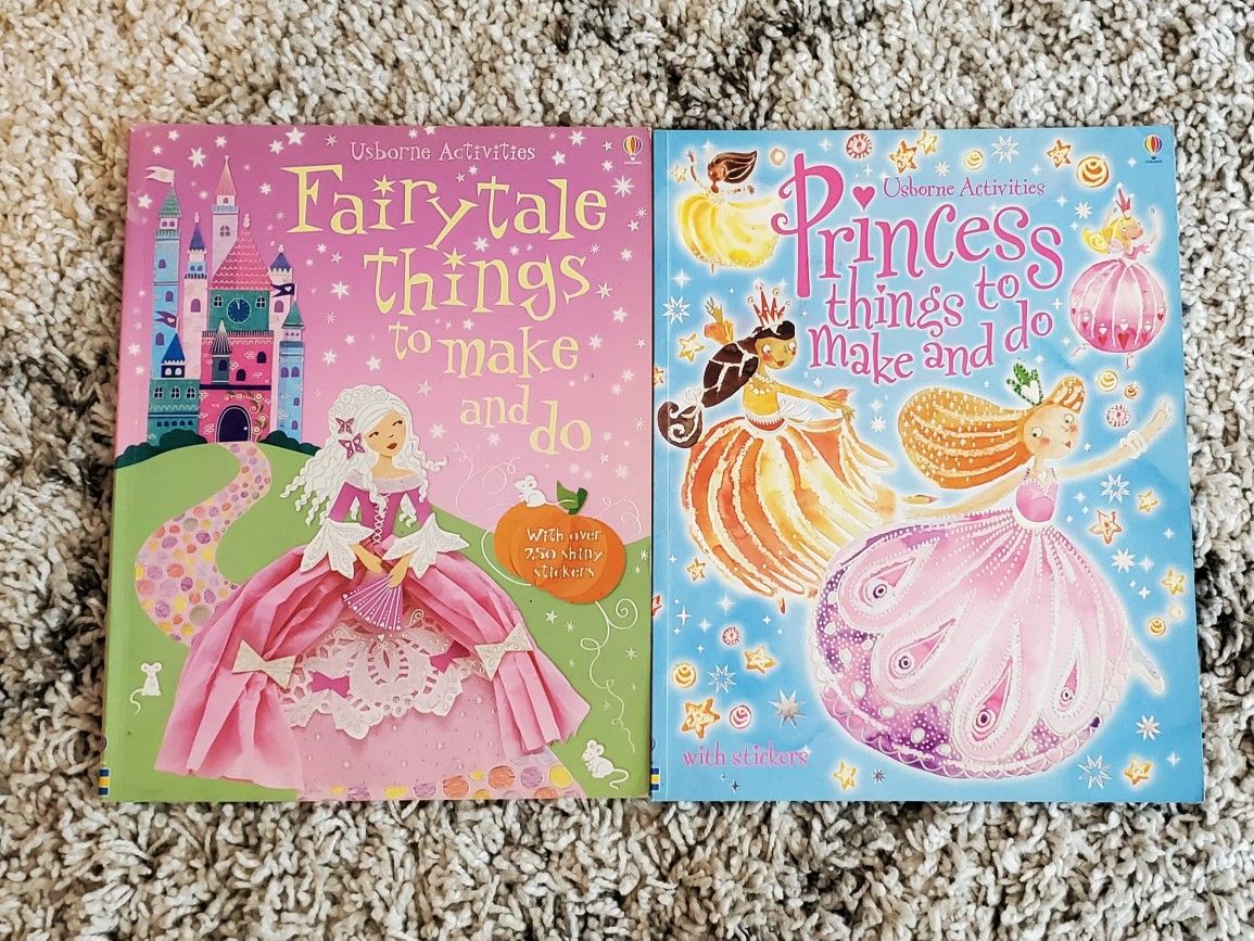 Usborne Sticker Activity Books (Things To Make And Do)