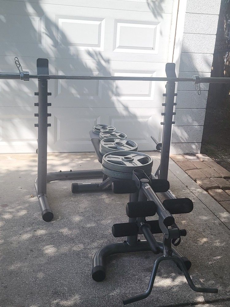 Weights, Weight bench, etc! GYM