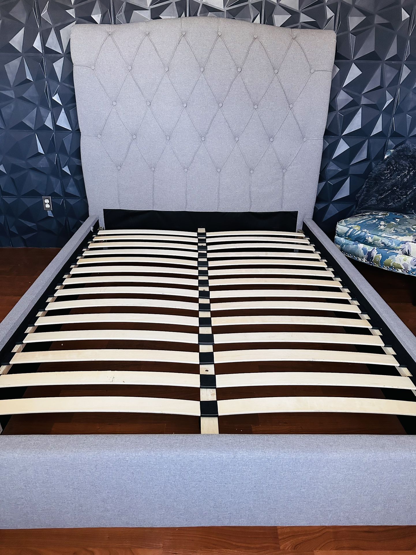 Queen Size Bed Frame With 5" Box Spring 