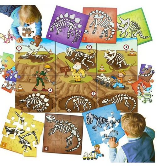 Dinosaur Puzzle Game ( NEW SEALED)