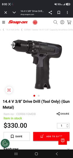 Snap-on Brushless Cordless Drill