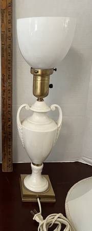 Vintage Lenox Porcelain Urn Torchiere Table 