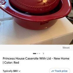 Like New Princess House Caserolle With Lid - | Color: Red