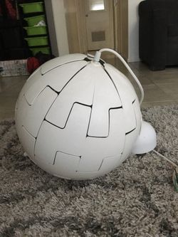 IKEA expanding deathstar lamp ceiling pendant