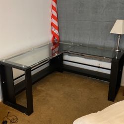 Glass Desk