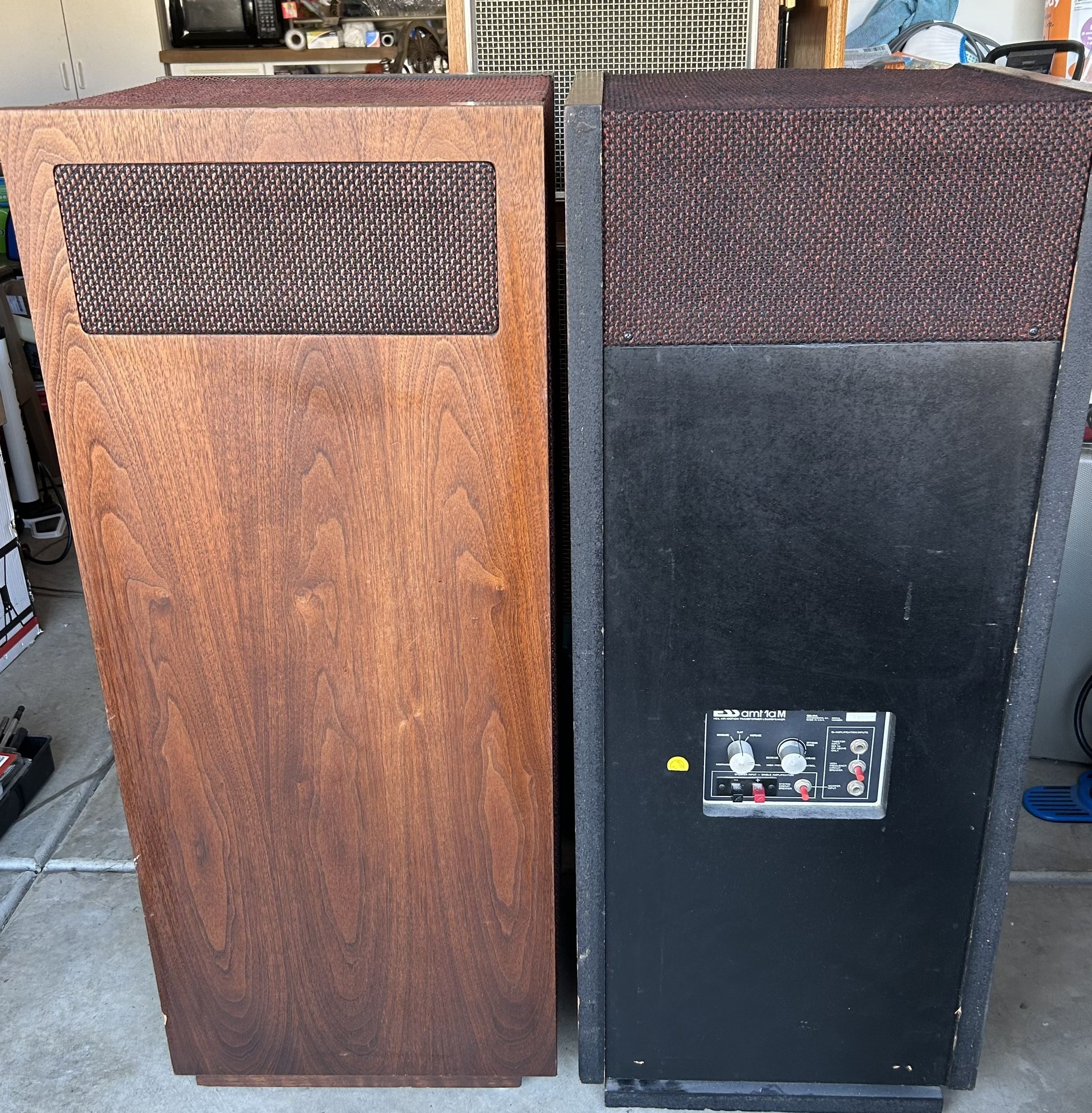 ESS Amt 1aM Speakers Pair In Great Condition Bose Jbl Klipsch Martin Logan Paradigm B&W
