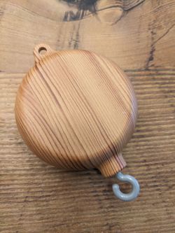 HLEEDUO Baby Crib Mobile Music Box Motor Wood Grain Rotating Hook Tested Works