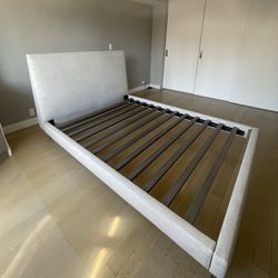 Room & Board Ella Queen Bed in Destin Grey $999