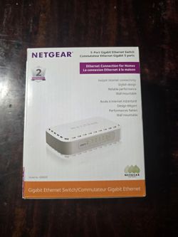 Netgear 5-Port Gigabit Ethernet Switch GS605