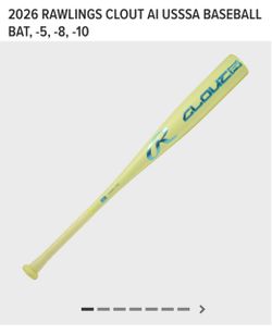 Rawlings clout ai usssa bat