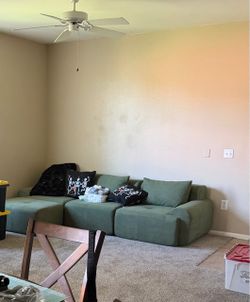Green Modular Sectional Sofa