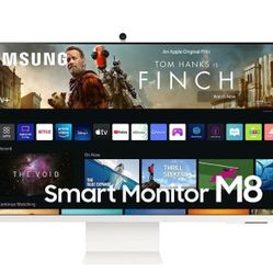 SAMSUNG M8 Series 32-Inch 4K UHD Smart Monitor & Streaming TV