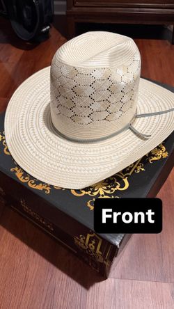 Straw Hat Tall Crown Honeycomb