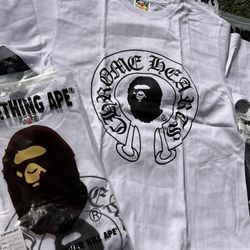 Bape X Chrome Hearts Tee