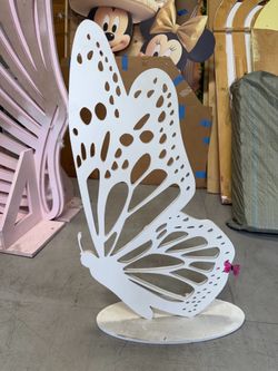 2 1/2 feet wood butterfly prop