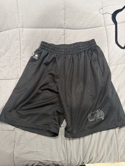Dark Gray Mesh Athletic Shorts