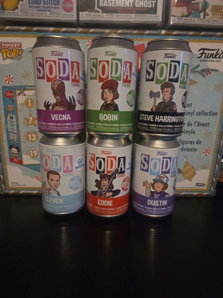 Funko Sodas And Cooler Stranger Things