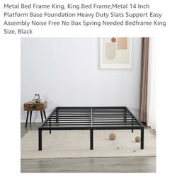 Metal Bed Frame King