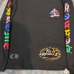 CHROME HEARTS BLACK MULTICOLOR LONG SLEEVE  