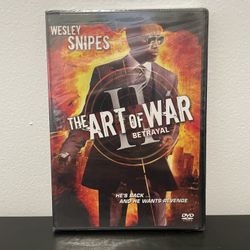 The Art Of War II Betrayal DVD NEW SEALED Wesley Snipes Movie 2008 Martial Arts