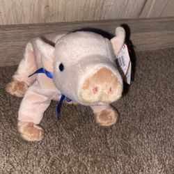Knuckles The Pig Beanie Baby