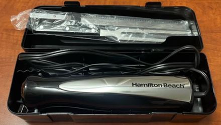 Hamilton Beach Electric Knife Set w/ Fork & Storage Case