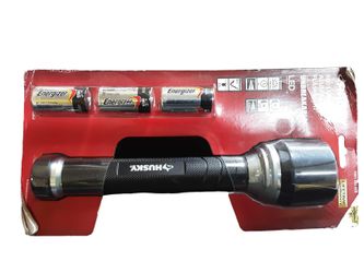 Husky 1001392669 Black Flashlight / Headlamp