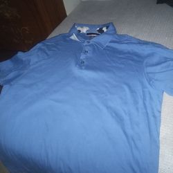 Michael Kors Blue Polo Shirt