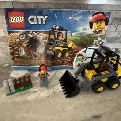 LEGO City Great Vehicles Construction Loader Building Kit (88 Pieces); #60219 - complete & built! 