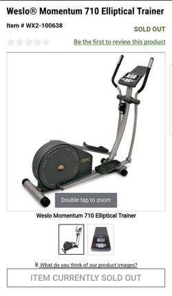 710 Elliptical Weslo Elliptical Price Weslo Momentum 710