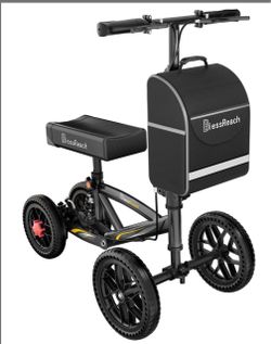 BlessReach Knee Scooter with Storage Bag