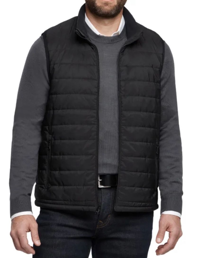 Brand New With Tags Vest Quilted. With pockets On Side . Full zip 